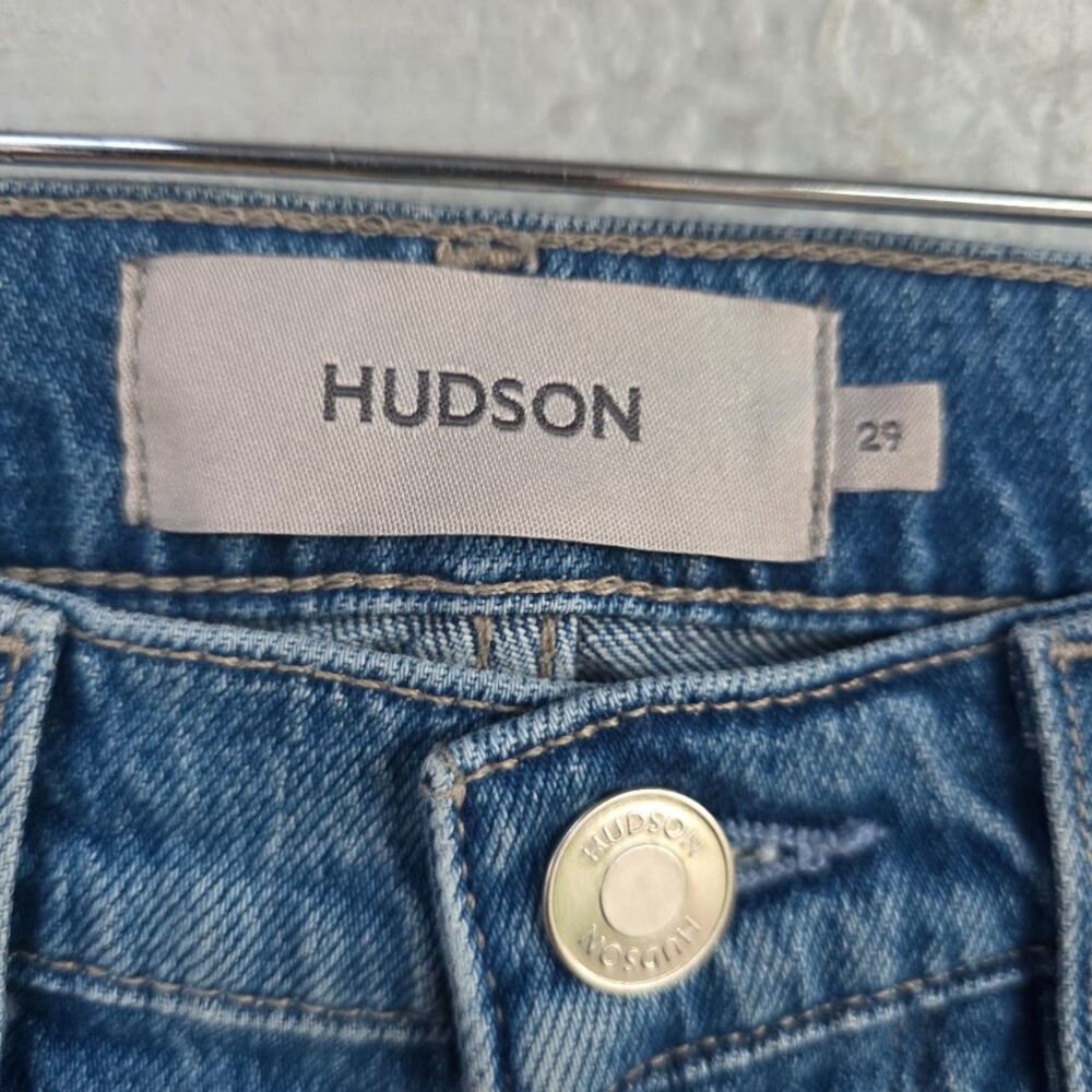Hudson Jeans Remi High Rise Straight Ankle Jeans Medium Wash 29 NWT